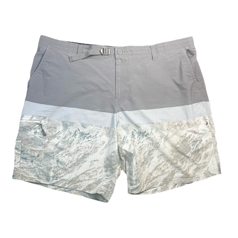 Realtree Men's Fishing Shorts Size 2XL XXL 44 46 Gray Camo Hike Camp Swim Beach